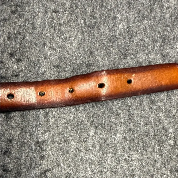 Brighton ONYX Tan Leather Belt with Distinctive Silver Buckle - Picture 9 of 14